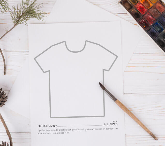 Select templates for Custom-Print T-Shirts